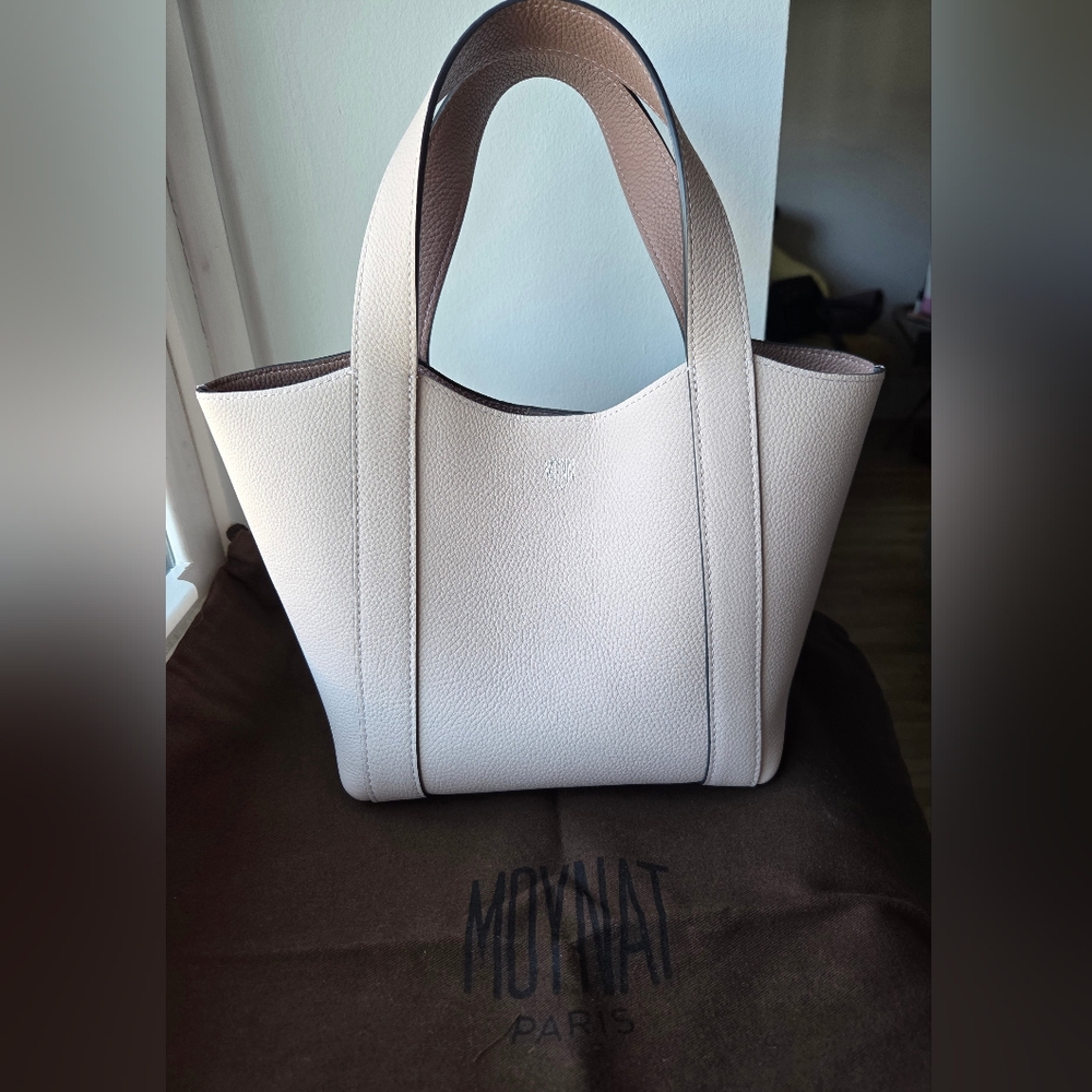 Moynat Duo Tote BB - powder/rose